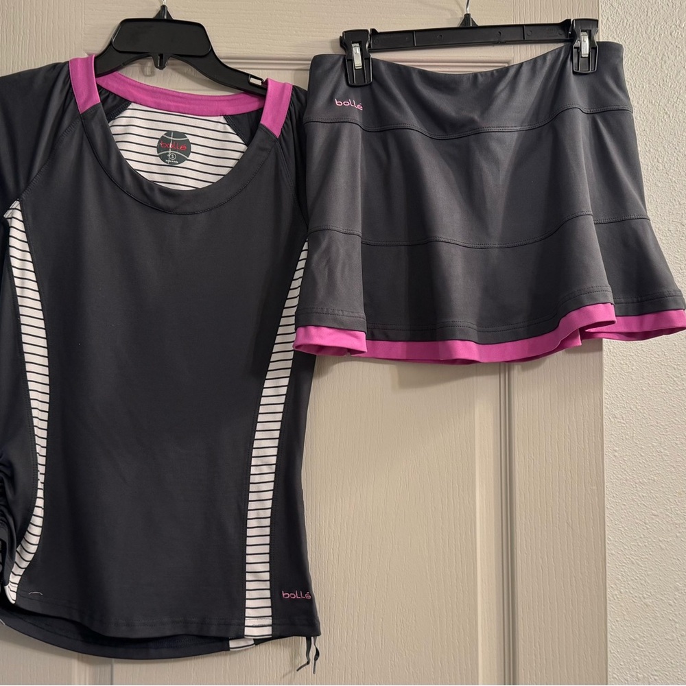 Bolle Black and Pink Athletic Set